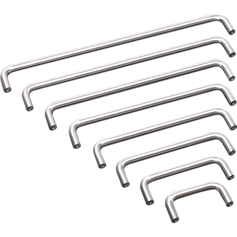 Одноцветные u образные кухонные дверные ручки 304 ручка из нержавеющей стали Ручка