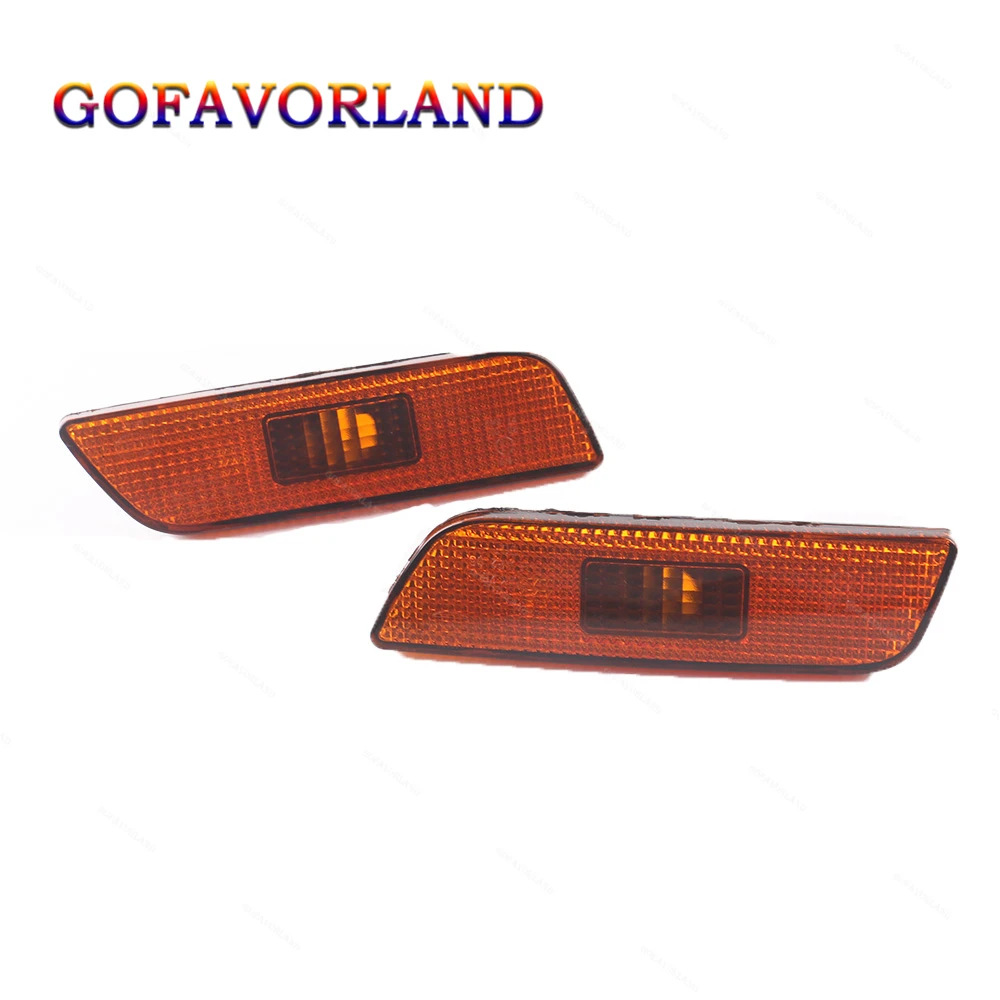 

30744360 30744361 Pair Front Left Right Marker Turn Signal Indicator Lamp Light Lens Housing For Volvo S80 2002-2006