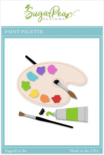 

2021 AliliArts Metal Cutting Dies Paint Palette diy Scrapbooking Photo Album Decorative Embossing PaperCard Crafts Die