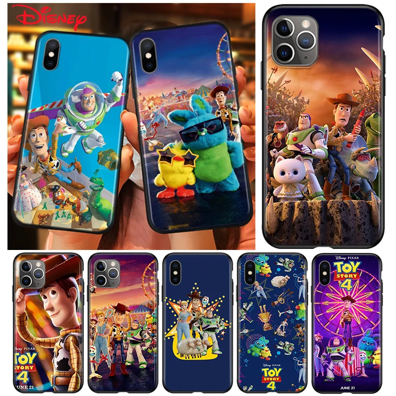 

Silicone Black Cover Toy Story 4 Buzz Lightyear For Apple IPhone 12 Mini 11 Pro XS MAX XR X 8 7 6S 6 Plus 5S SE Phone Case