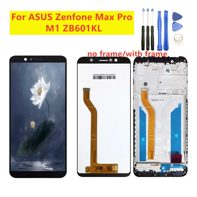 Сенсорный экран 5 99 дюйма для ASUS ZenFone Max Pro M1 ZB601KL ZB602KL дигитайзер с рамкой ЖК