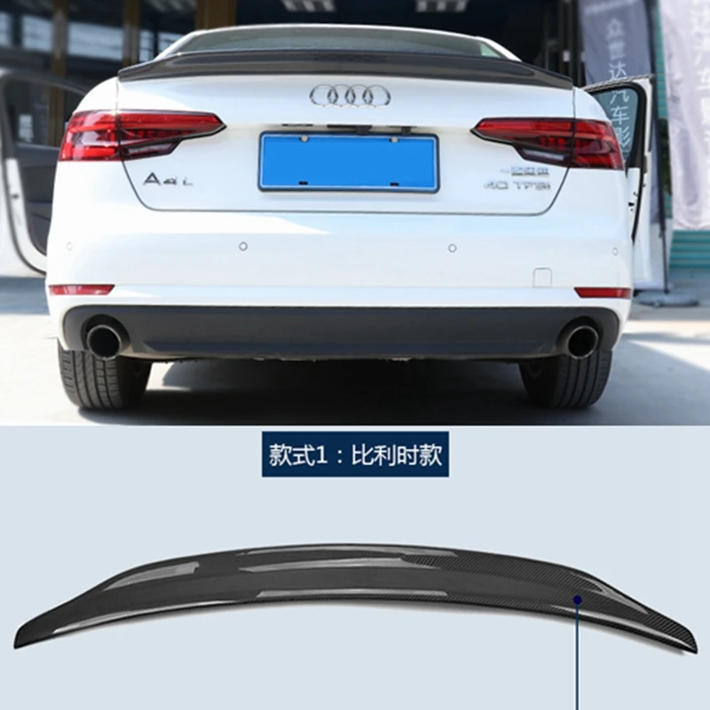 Стайлинг автомобиля A4 B9 комплект для тела из углеродного волокна задний багажник