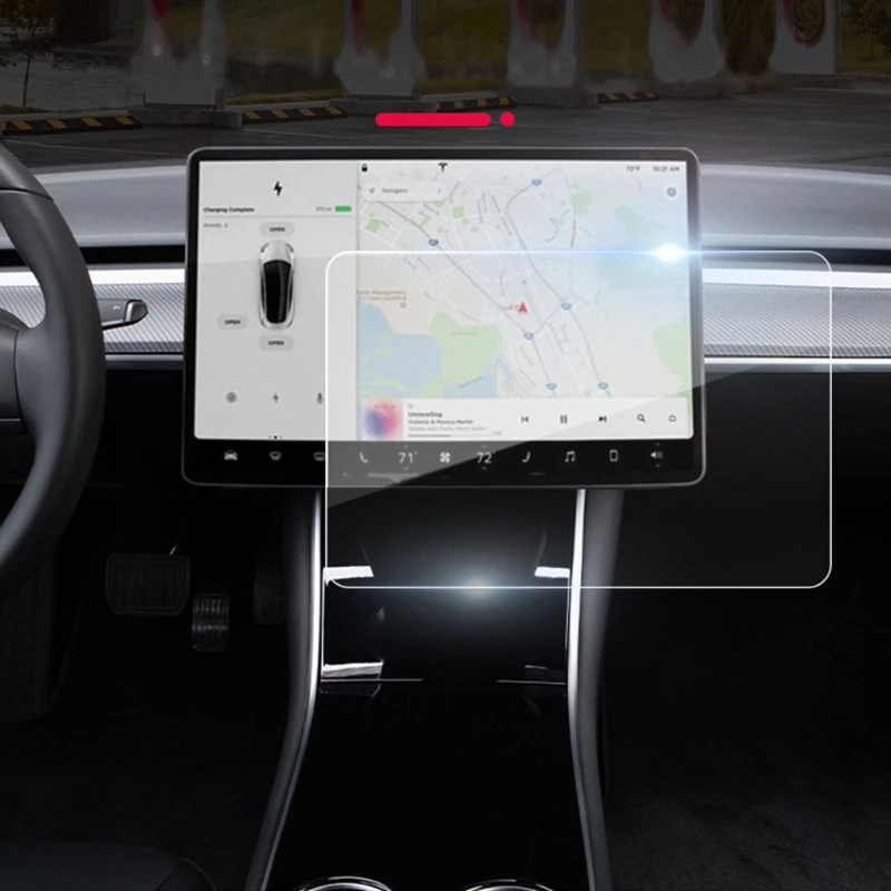 

Сенсорный экран для Tesla- Model 3 Y, защита для сенсорного экрана автомобильной навигации, 15 дюймов, P50 P65 P80 P80D 9H, закаленное стекло