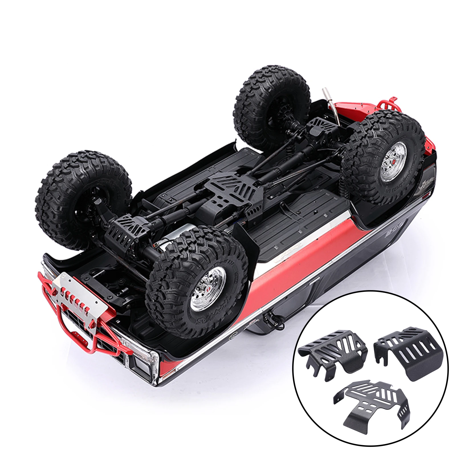 

Защитная противоскользящая пластина для осевого шасси RC SCX10 III AXI03007 Wrangler JLU 1/10, аксессуары для автомобиля «сделай сам», детали