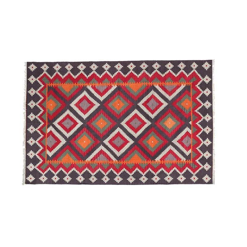 

Kilim pastoral Nordic bohemian modern geometric hand-woven home bedroom living room india thin carpet gc137kli13yg2