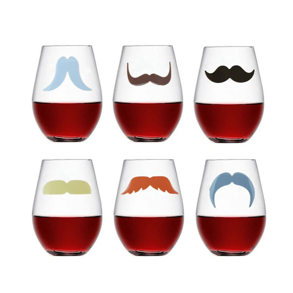 6 шт./компл. из силикатный гель для вина Стекло Стикеры напиток холодильная Еда