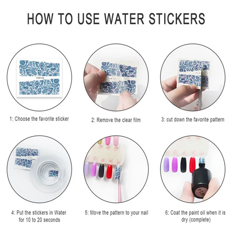 1 лист переводных наклеек для ногтей благородное винтажное ожерелье с цветочным