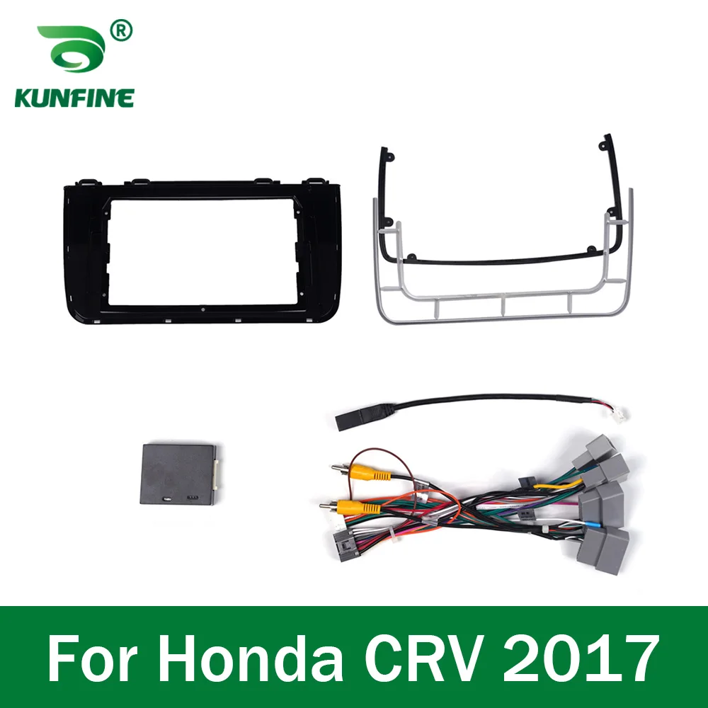 Auto GPS Navigation Stereo Für Honda CRV 2017 2018 Radio Blenden Panel Rahmen Fit 2Din 9 inch In Dash steuergerät bildschirm