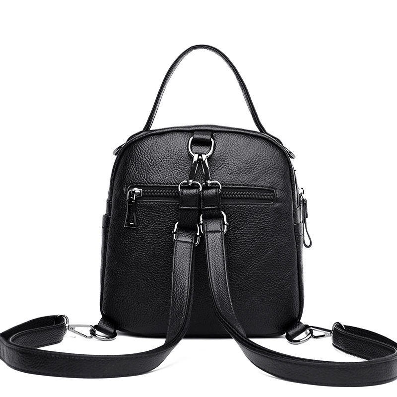 Женские кожаные рюкзаки для девочек высокое качество женский рюкзак маленький