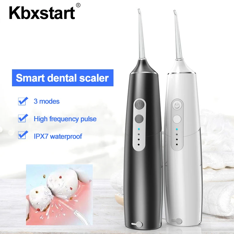 

Electric Oral Irrigator Water Flow Voltage IPX7 Waterproof 195ml Water Toothpick Dental Flusher Care 3 Gear Level