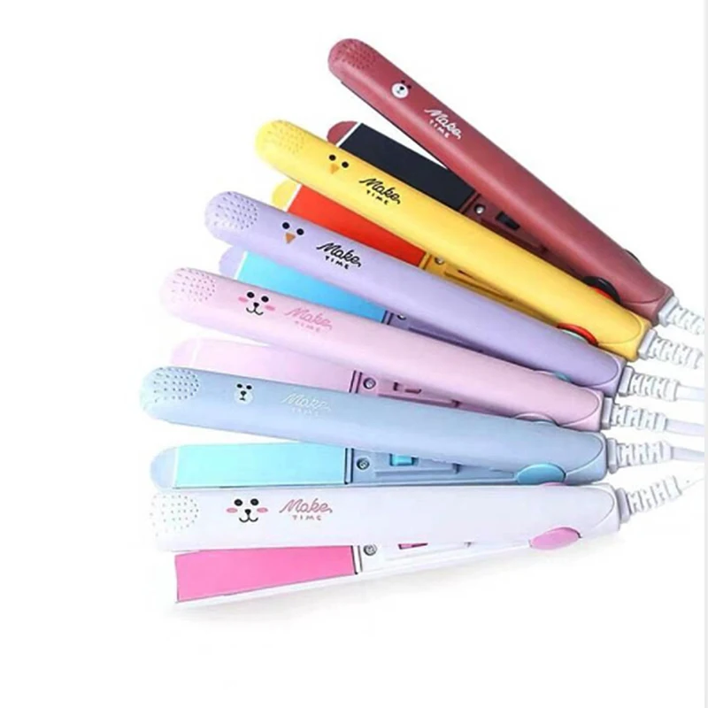 Новинка мини выпрямитель для волос машинка стрижки щипцы завивки вьющихся