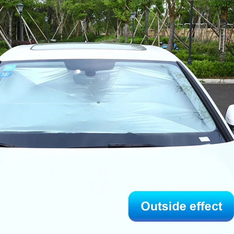 

New Car Windshield Front Window Visor Cover Sunshade Foil Anti UV Reflector Sunshade Protector Foldable Reflective Umbrella