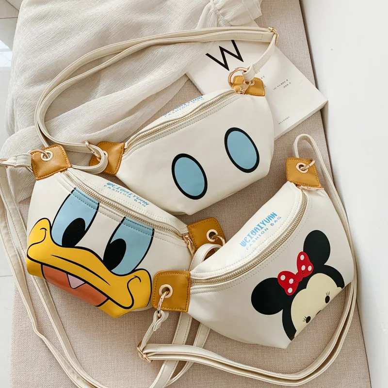 Новая сумка Disney с Микки и Минни Маус нагрудная поясная водонепроницаемая