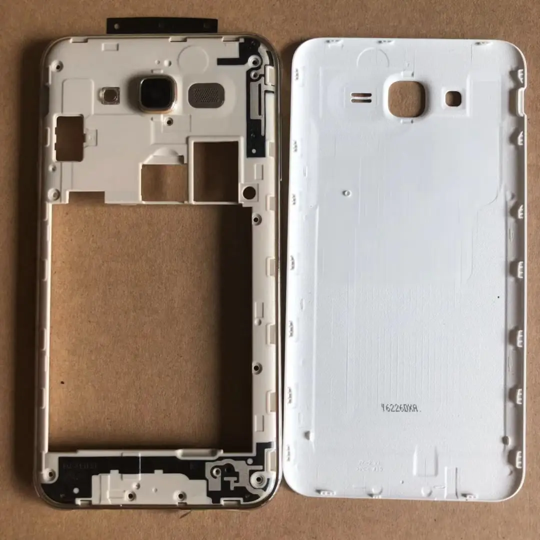 Оригинальная средняя рамка Шасси для samsung Galaxy J7 J700 J700F J700H J700M задняя крышка корпуса телефона задняя крышка аккумулятора