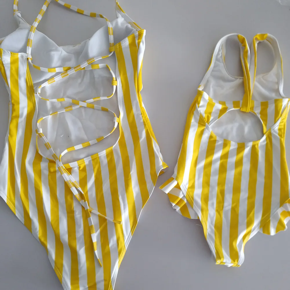 

Swimwear Family fitted Cut out Women One Piece Swimsuit Monokini One piece suit bathing suit