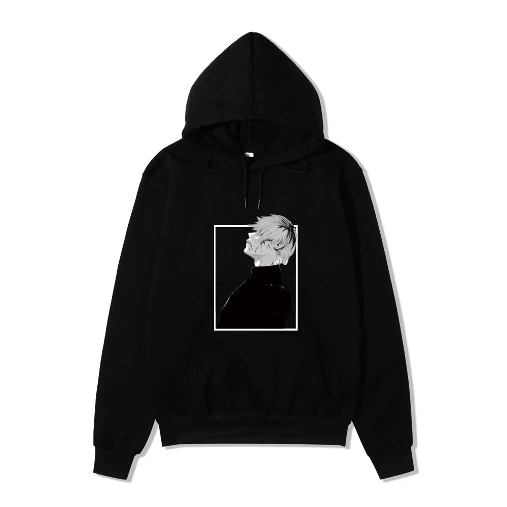 Горячие японские аниме Токийский Гуль толстовки зимние теплые модные унисекс