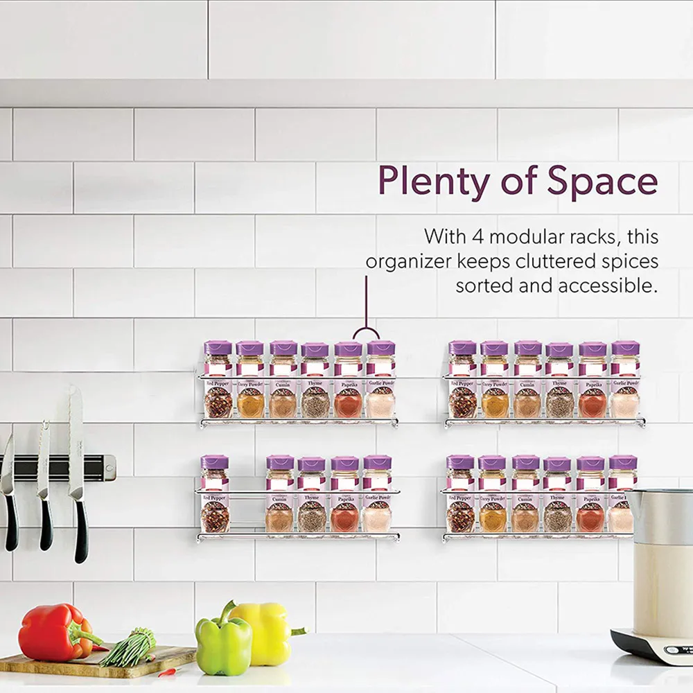 Клейкая полка для бутылок с пряностями металлический держатель специй большая