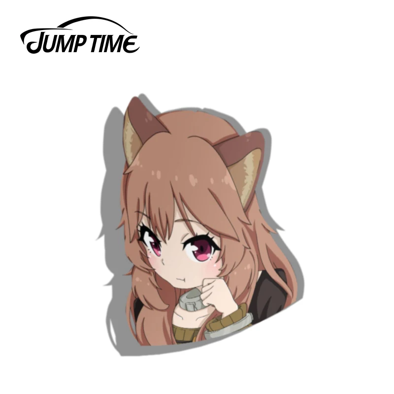 Прыгать время 13 см x 9 2 Забавный Водонепроницаемый автомобильные наклейки для