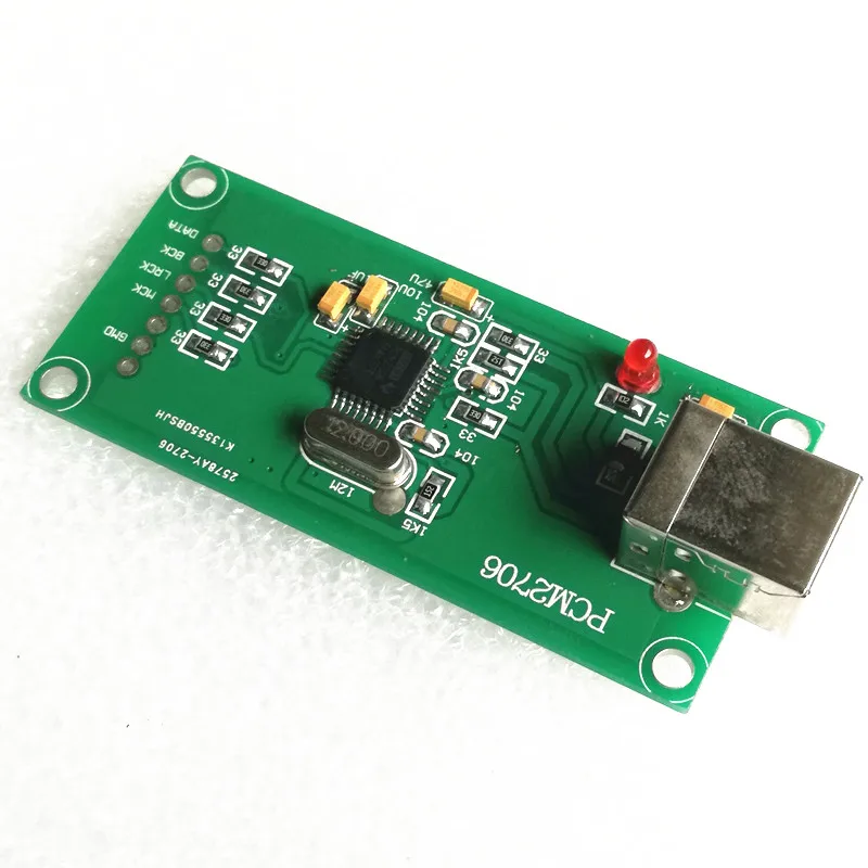 Аудио PCM2706 цифровой интерфейс USB поддержка платы декодера I2S|Устройство для