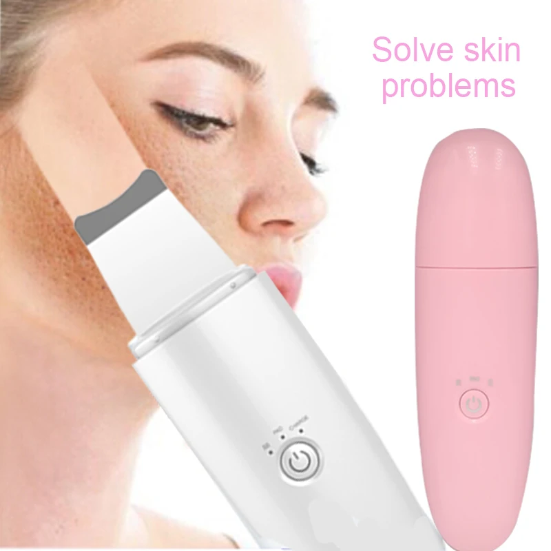 Ультразвуковой скруббер для кожи глубокое очищение лица очищающее средство