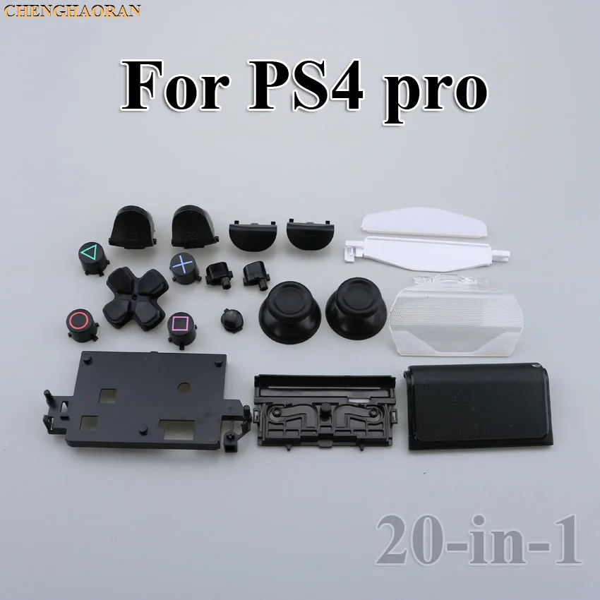 1 для PS4 Pro 4,0 чехол для контроллера спереди и сзади под оболочкой чехол для Playstation 4 Pro контроллер JDS040 JDM040 камуфляж - Цвет: Full buttons kit
