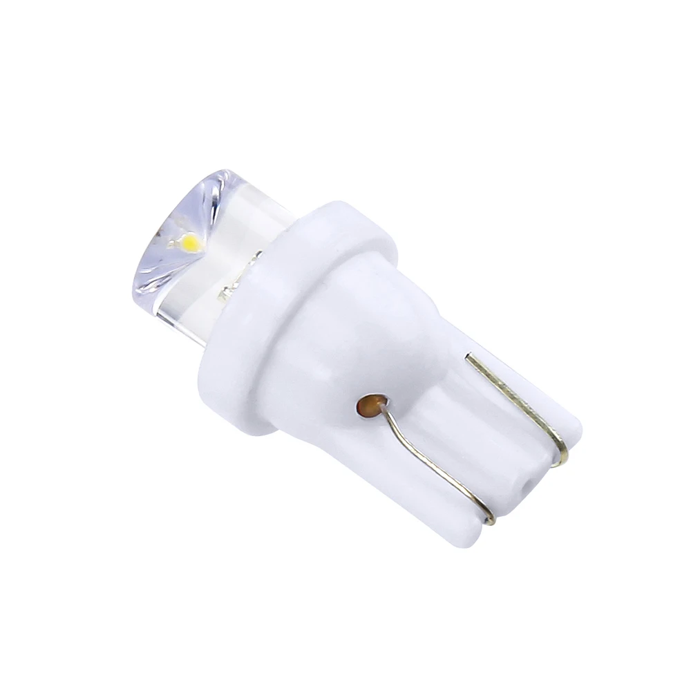10 шт. светодиодная лампа T10 белый автомобильный светильник постоянного тока 12 В