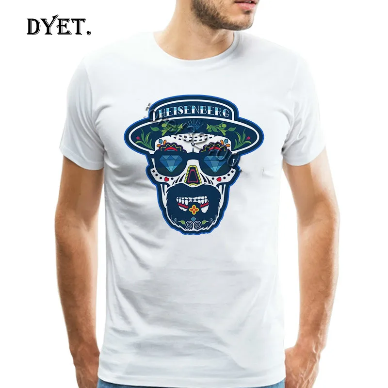 2019 летние мужские футболки с черепом короткий рукав Мексиканский череп футболка