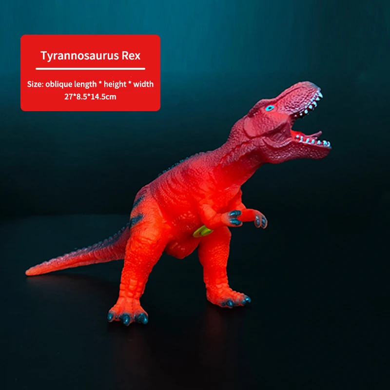 

Jurassic Tyrannosaurus Rex Indominus Rex Triceratops Spinosaurus Saichania Vocalization Simulation Dinosaur for Children's Toys