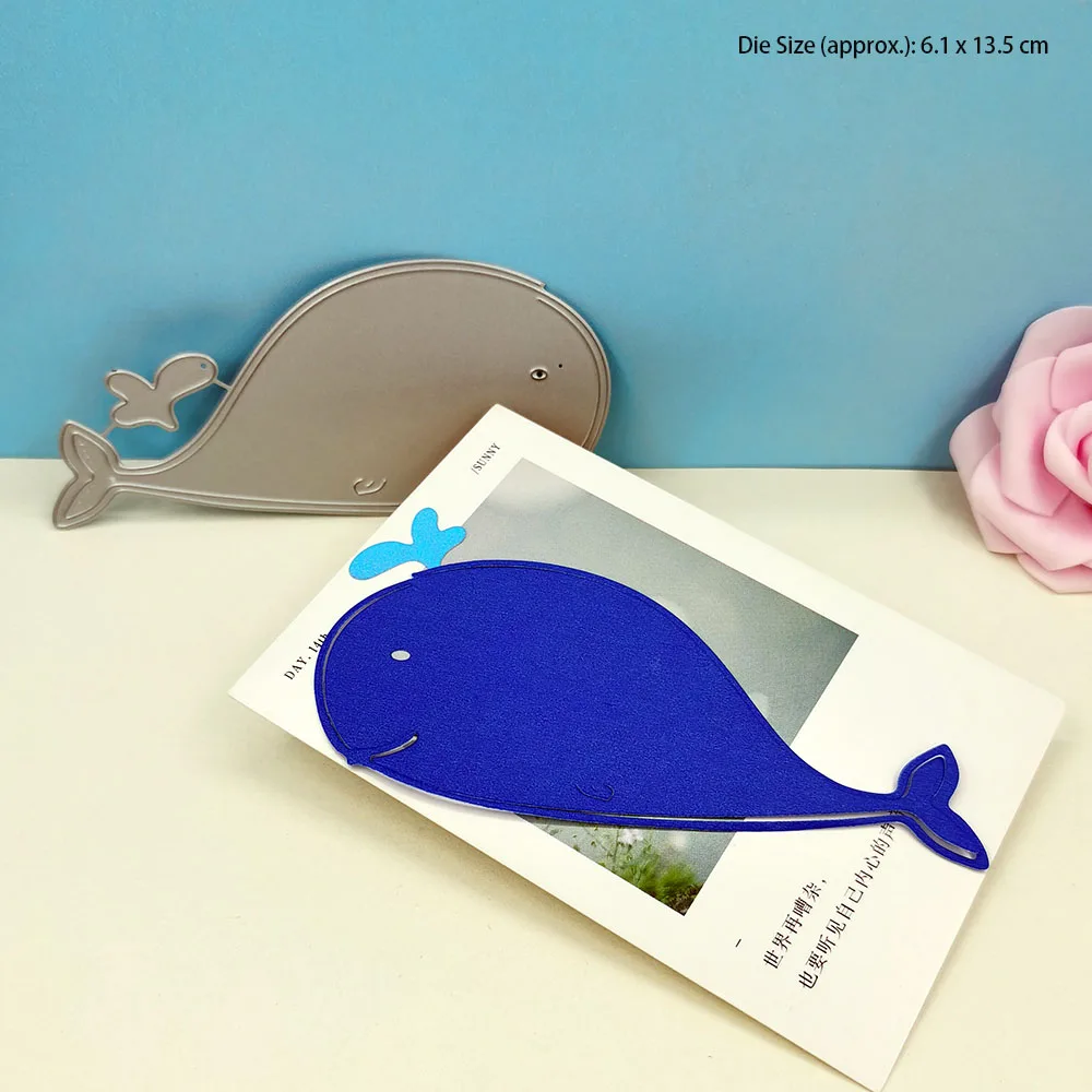 

Whale Metal Cutting Dies Scrapbooking Embossing Folders For DIY Album Card Making Craft Stencil Greeting Photo Paper