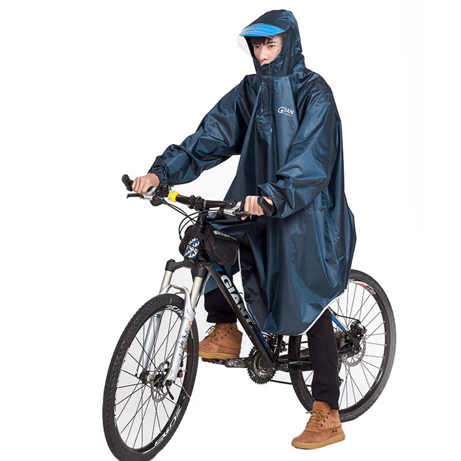 

Yellow Rain Coat Poncho Ladies Outdoor Rain Coat Bicycle Hooded Bike Men Rain Coat Ladies Bicicleta Impermeable Rain Cover Q