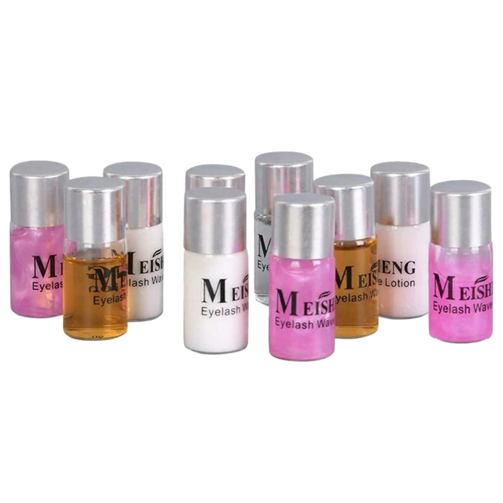 

Eyelash Perming Kit Wave Permanent Lift Liquid Agent Growth Treatment Curler Lotion Extension Cosmetic Makeup Natural Salon