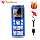 Разблокированный мини-телефон K8 с кнопочной кнопкой, компактный телефон с функцией Bluetooth 1,0, MP3, двумя Sim-картами