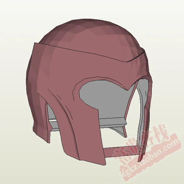 3D бумажная модель X-Man Max Eisenhardt шлем 1:1 носимая Косплей модель DIY ручной работы детские игрушки - Цвет: 04
