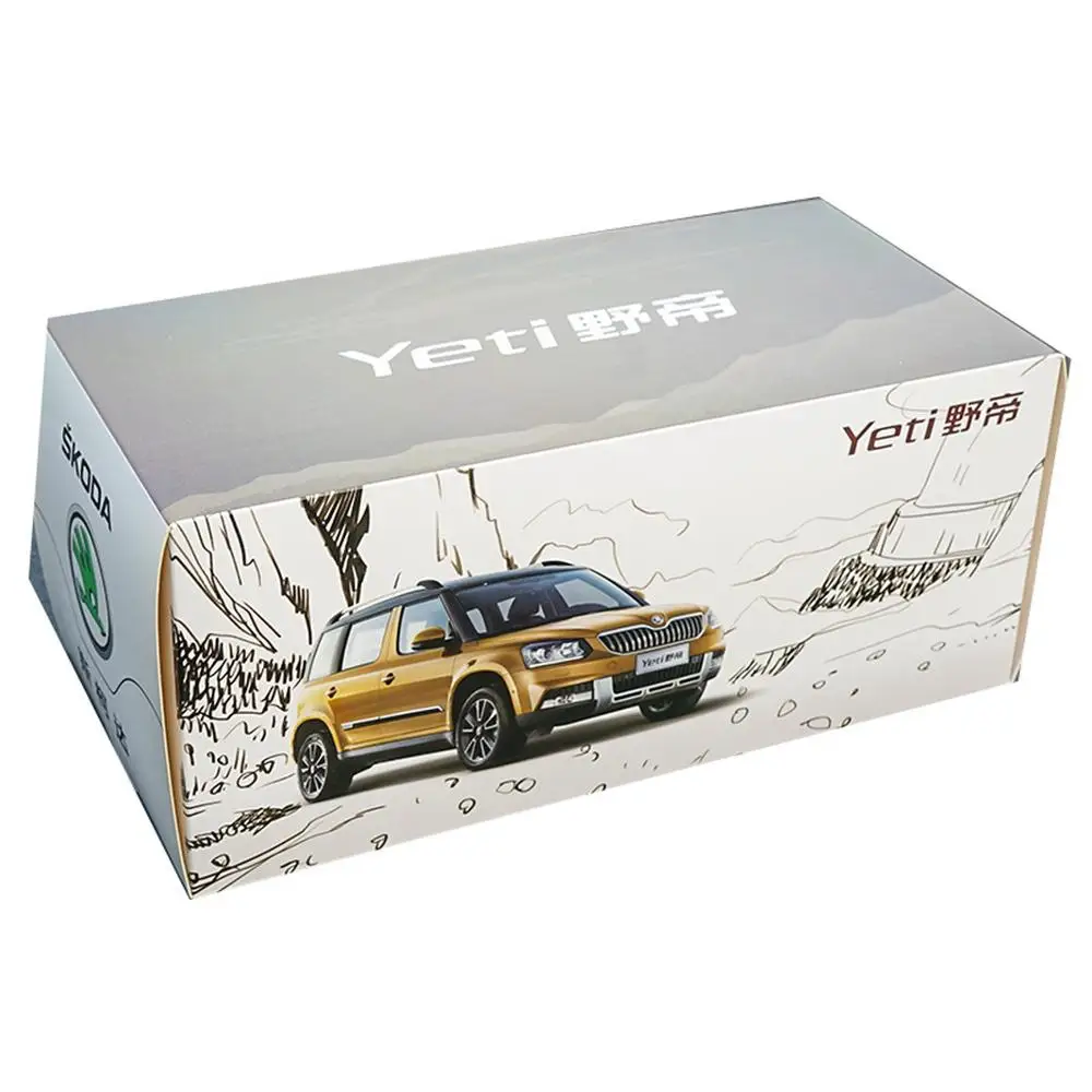 Коллекция коллекционных моделей автомобилей в масштабе 1/18 VW Volkswagen Skoda Yeti SUV Brown |