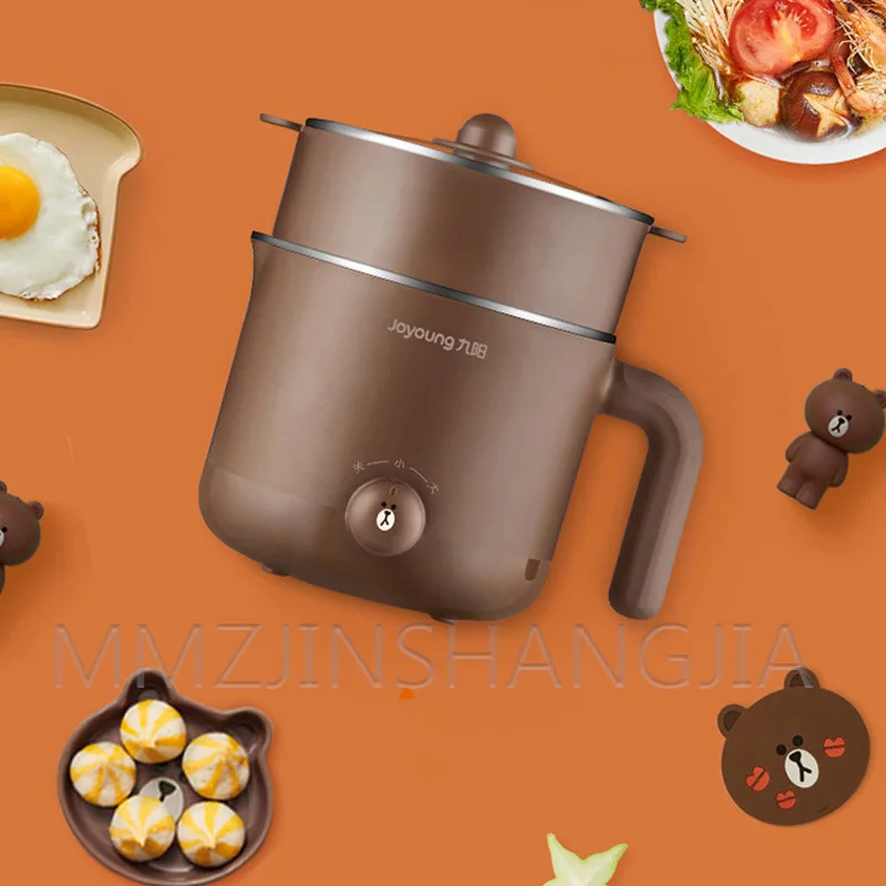 Stainless Steel 1.2L Multi Cooker Portable hot pot Steamer Pan to Multicooker One Pot Rice Electric | Бытовая техника