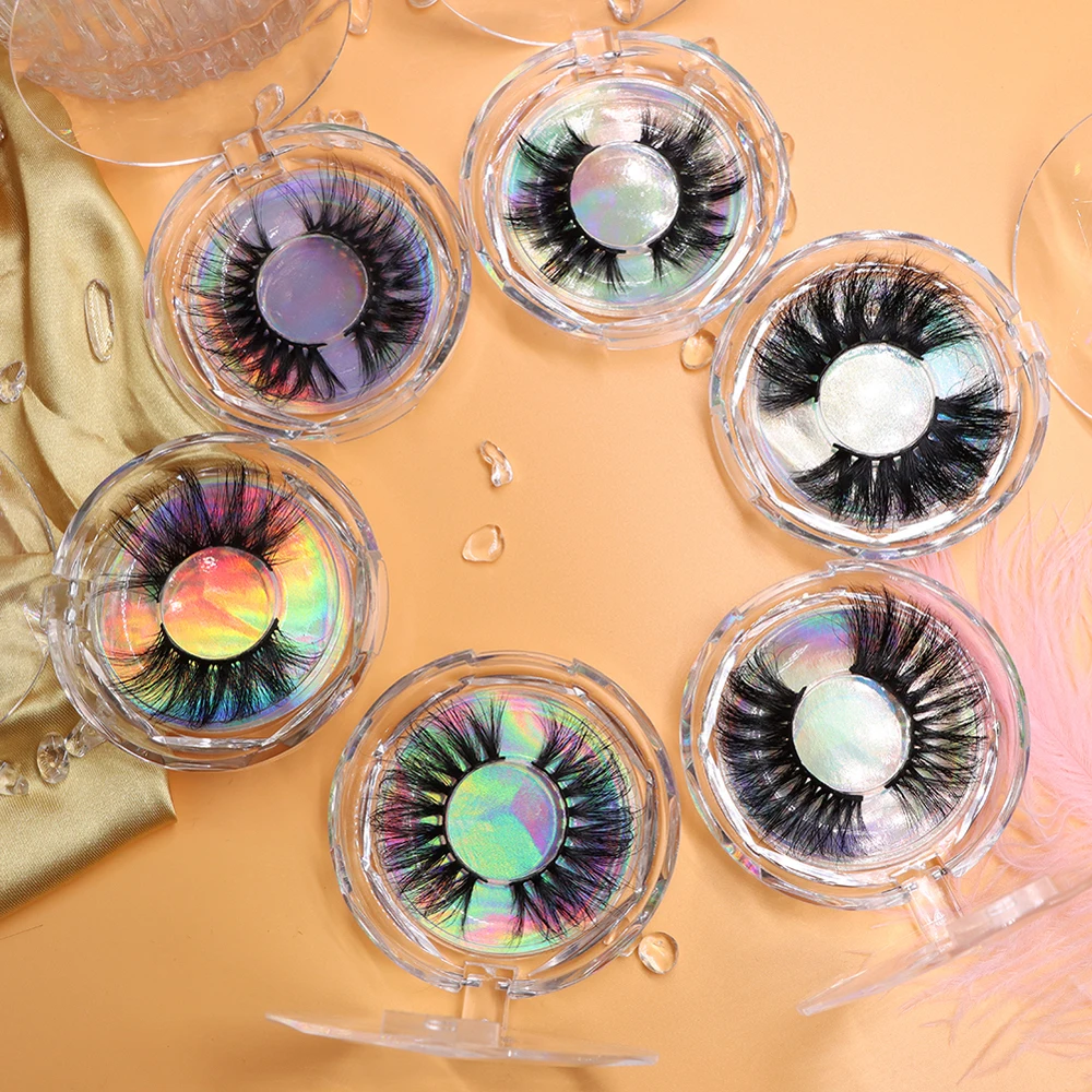 Норковые ресницы оптом 5D 25 мм норковые для макияжа полная полоса 3D 6D накладные в