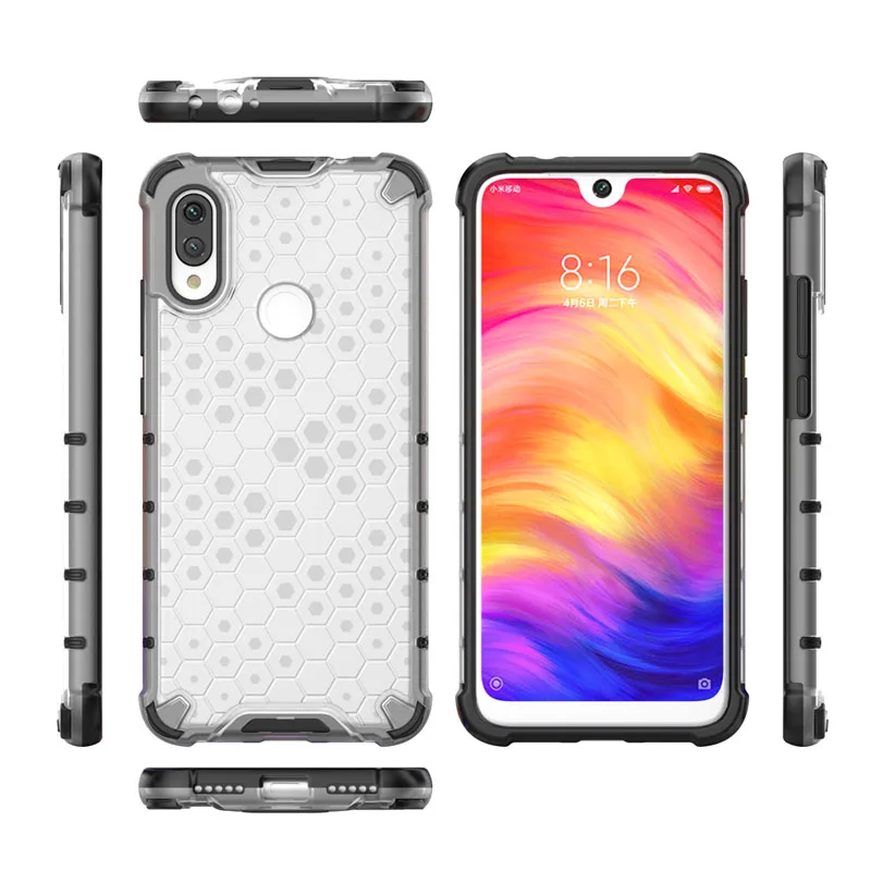 Для Xiaomi Redmi 7 Note Pro противоударный защитный жесткий чехол для телефона |