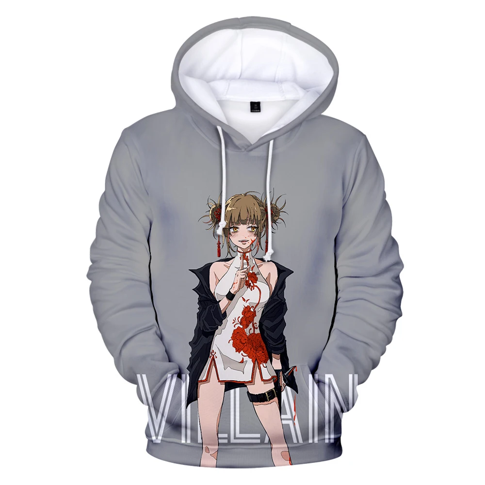 

Модные аниме Himiko Toga 3d толстовки для мужчин женщин детей осень зима Харадзюку с круглым вырезом милые Himiko Toga толстовки для мальчиков и девоче...