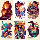 5D DIY алмазная живопись комплект постельного белья Disney с героями комиксов Марвел, анимационный фильм плакат Алмазная вышивка полная Алмазная мозаичное украшение стены подарок