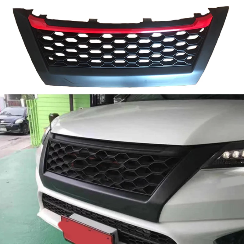 

Fit for Toyota Fortuner 2016 2017 2018 2019 Face Center Bumper Grille Moulding Car Front Bumper Grille high quality ABS grille