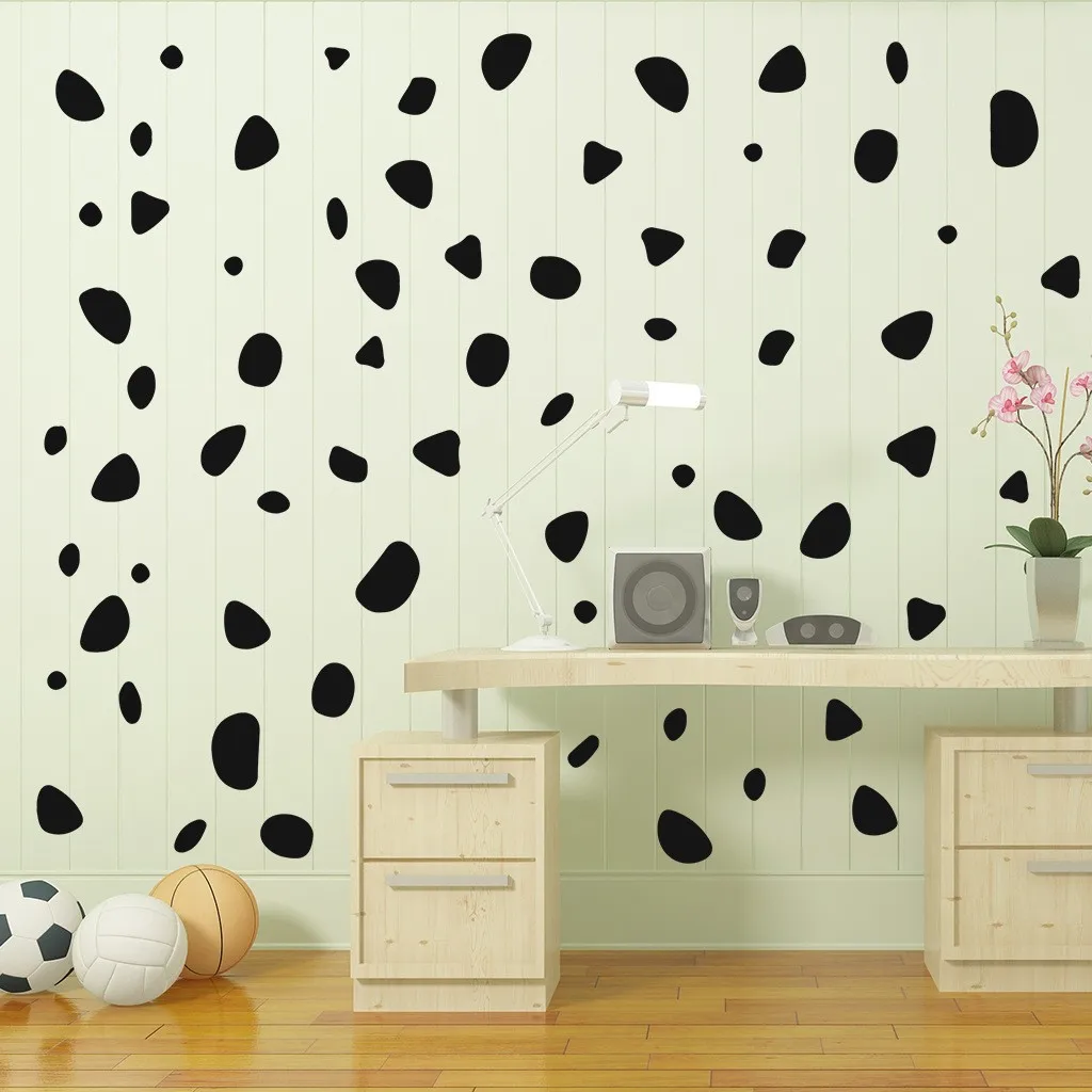 MINI Hand Drawn Speckle Wall Decals Nursery Decor Modern Irregular Spots Vinyl Art Sticker Home Baby Room Decoration Z0604 | Дом и сад