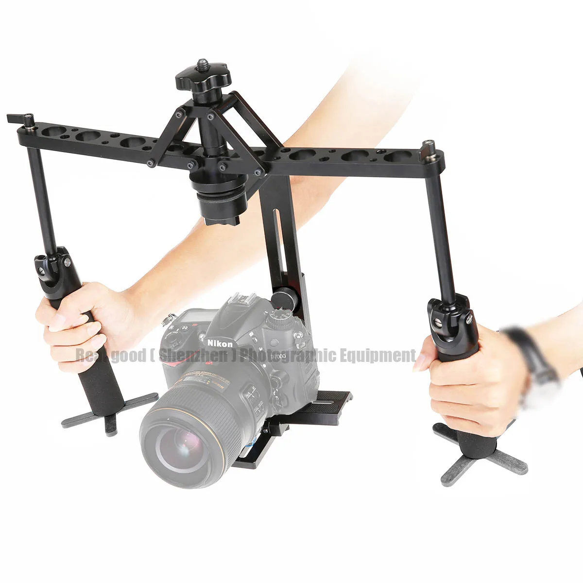 Карданный стабилизатор видео двойной Ручной Steadycam Ручной Стабилизатор для BMCC FS700 C300 Canon Nikon sony DSLR камеры