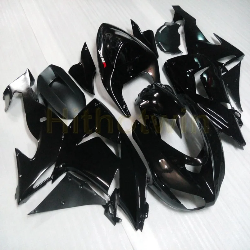 

Custom motorcycle cowl for ZX-10R 2006-2007 motor Fairings Injection mold black