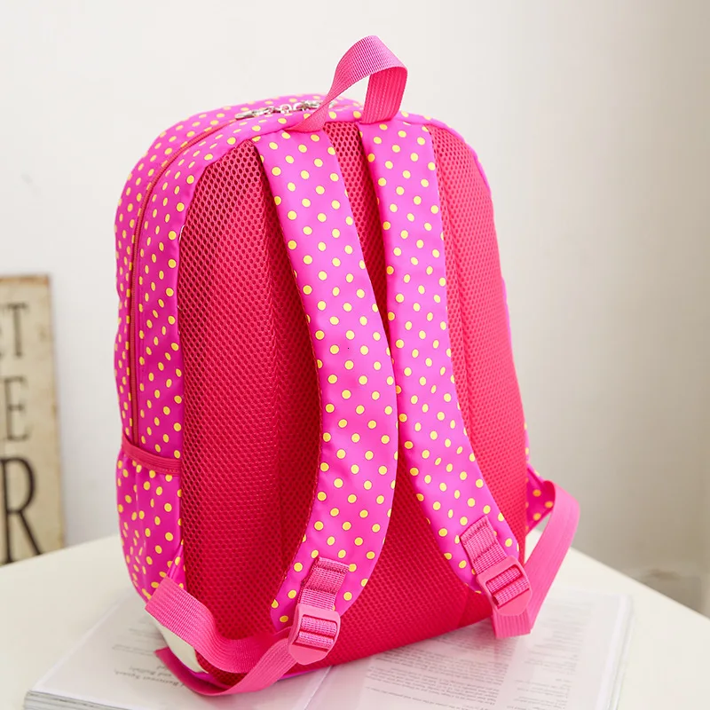 YK-Leik 3pcs/Set School Bags Teenager Girls Printing travel Backpacks kids Bow tie Backpack Rucksack Lightweight schoolbags