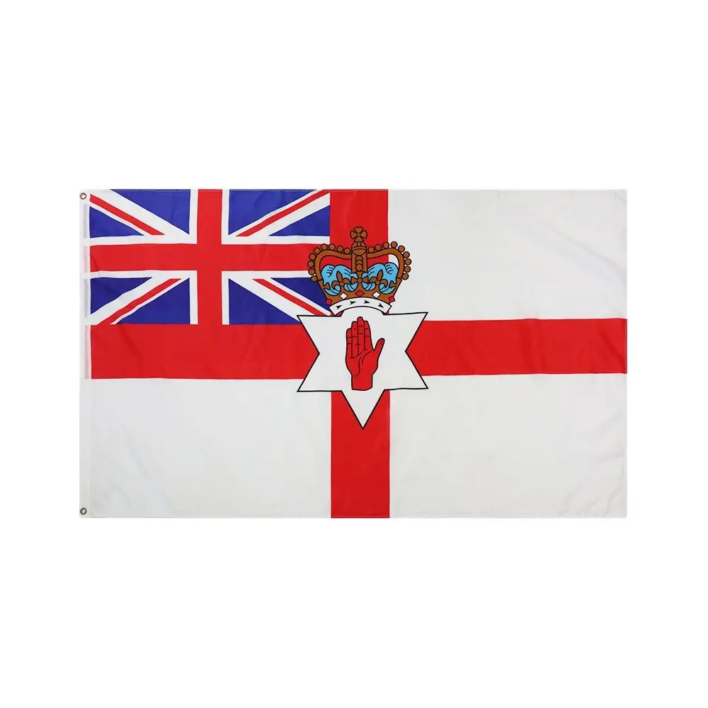 

British Empire Northern Ireland 1953-1972 Irish Red Hand Flag