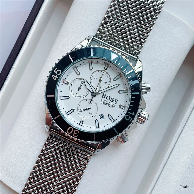 

2021 new men's Quartz full function high grade wristwatch business wristwatch waterproof wristwatch