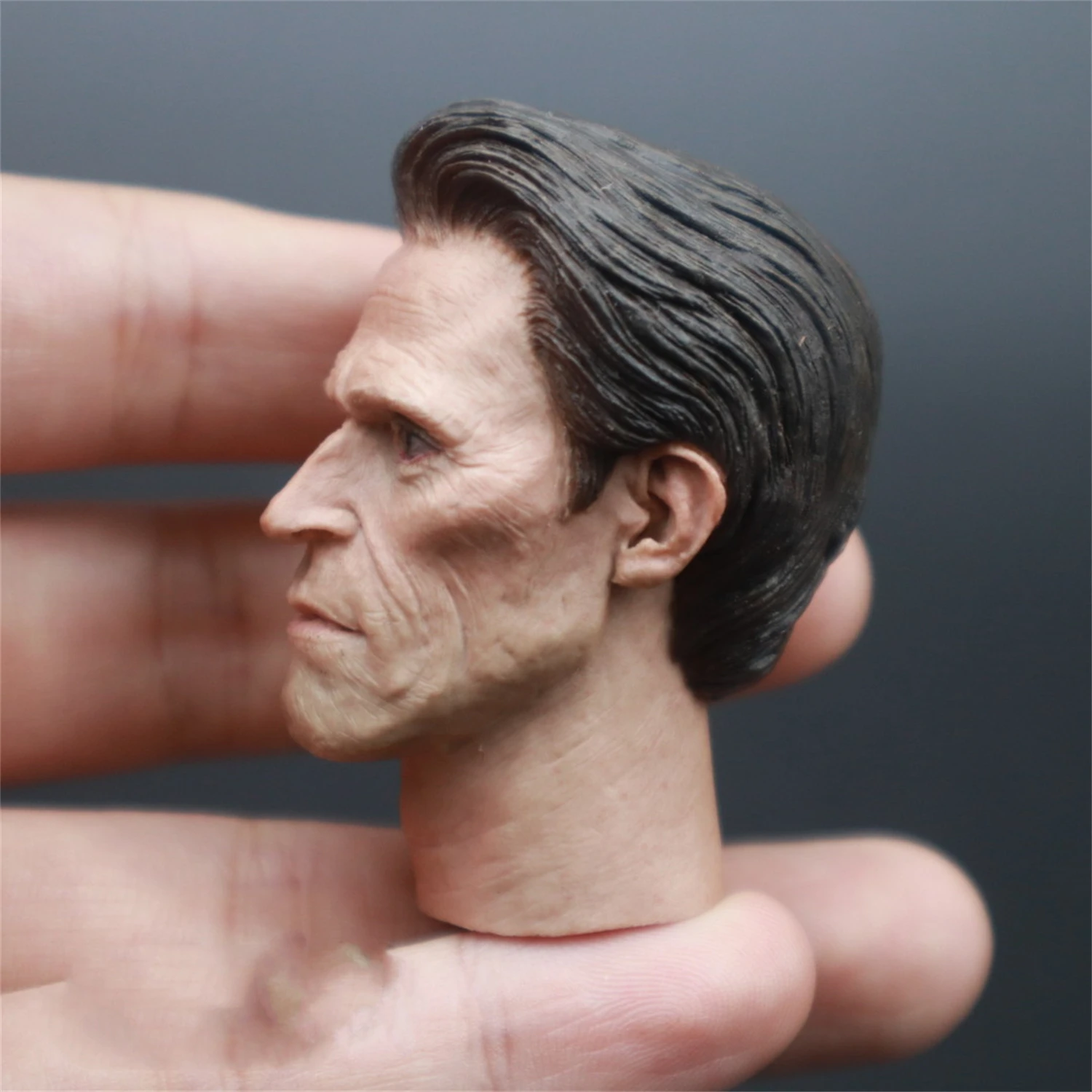 Масштаб 1/6 Норман Осборн Зеленый Гоблин Виллем голова Dafoe резная модель сделай