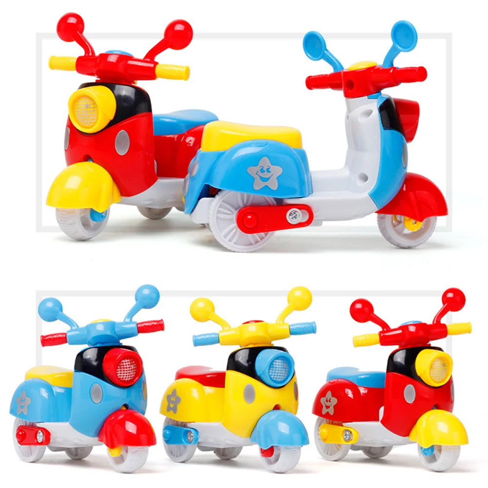 Cartoon Cute Mini Inertia Motorcycle Model Children Kids Simulation Motorbike Early Learning Educational Toys Gifts |