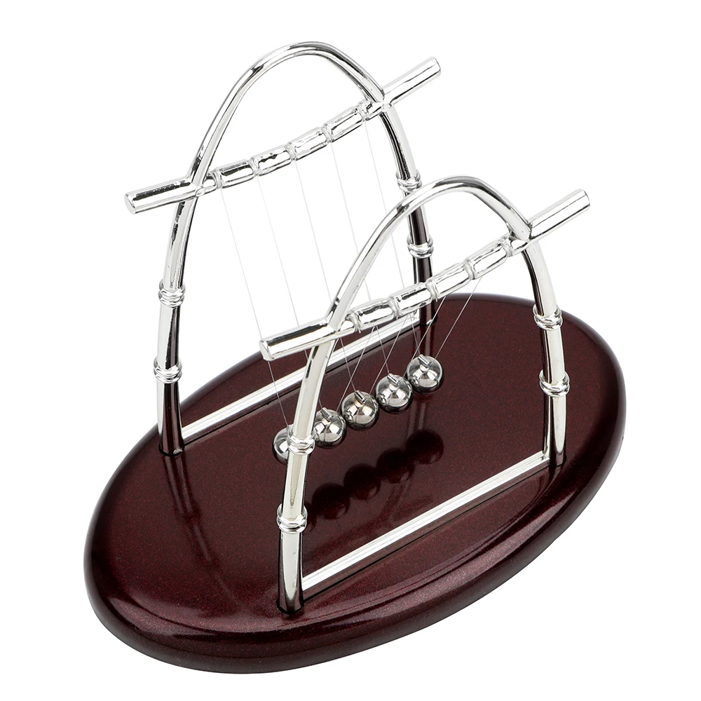 Physics Science Craft Educational Toy Metal Pendulum Ball Newtons Cradle Steel Balance Ball Home Desk Decoration