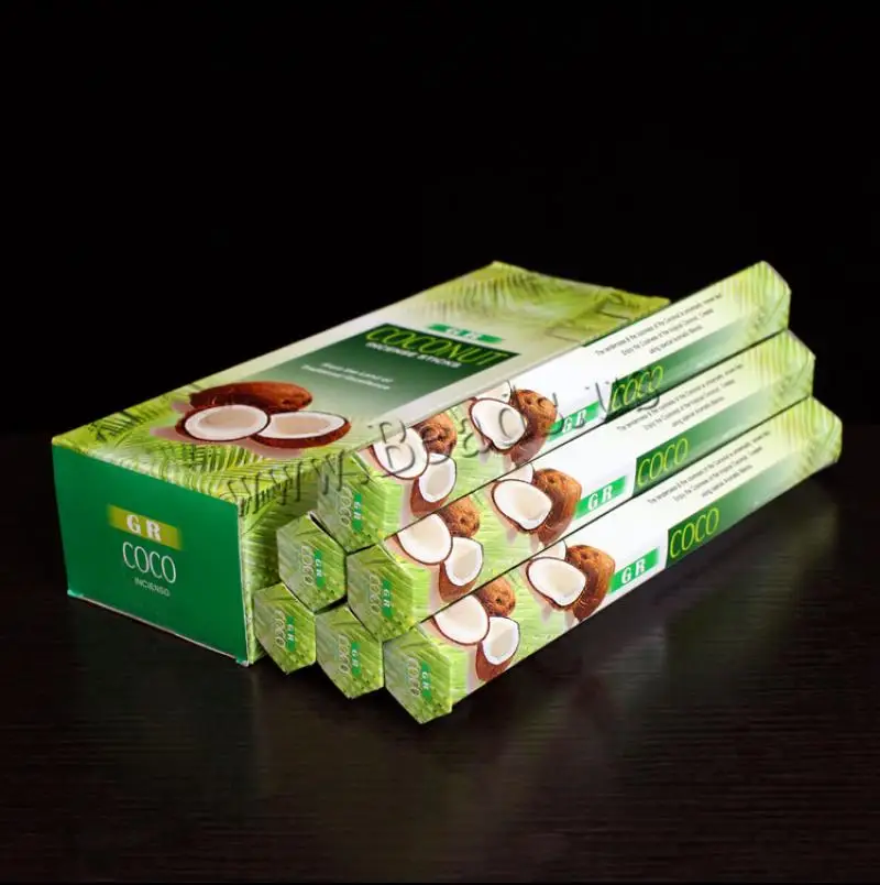 720PCs/Bag Coconut Incense Sticks 22cm Oud Stick India Natural Aroma Fragrance Meditation Decompression Sleeping Spices | Дом и сад